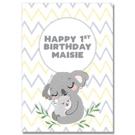 Personalised 1St Birthday Card